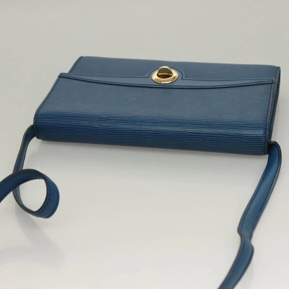 LOUIS VUITTON Epi Pochette Arche Shoulder Bag Blue - Picture 8 of 16